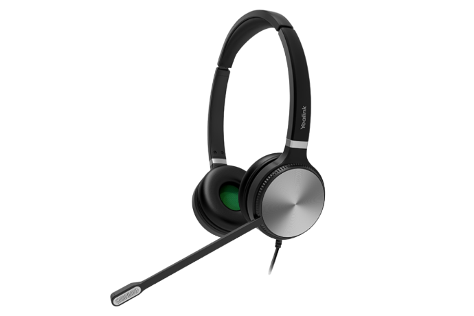 Yealink YHS36 Dual headset wired in black with microphone